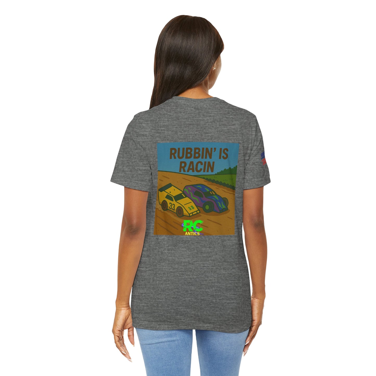 Rubbin is Racin Unisex Jersey Short Sleeve Tee