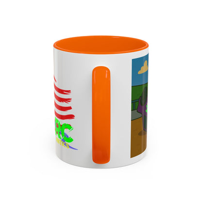 Help I've Fallin and Can't get up Skate Park Accent Coffee Mug (11, 15oz)