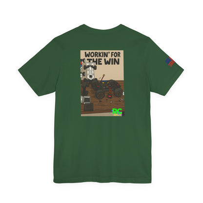 Workin for the Win Unisex Jersey Short Sleeve Tee