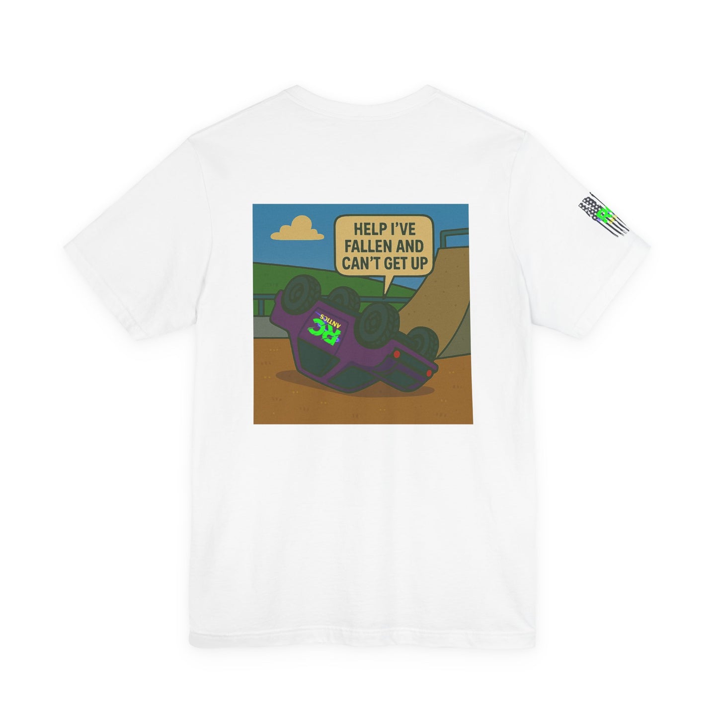 Help I've Fallin and can't get up Jump Unisex Jersey Short Sleeve Tee