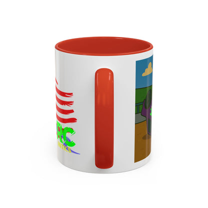 Help I've Fallin and Can't get up Skate Park Accent Coffee Mug (11, 15oz)