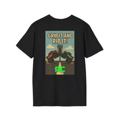 Grip it and Rip it RC Drag Racing Unisex Softstyle T-Shirt