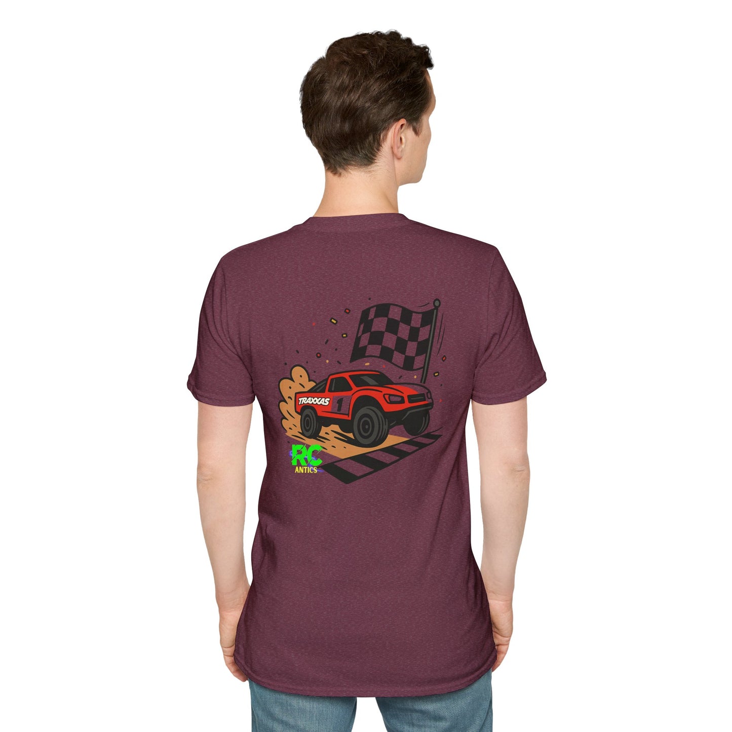 RC Truck Crossing Finish Line Unisex Softstyle T-Shirt
