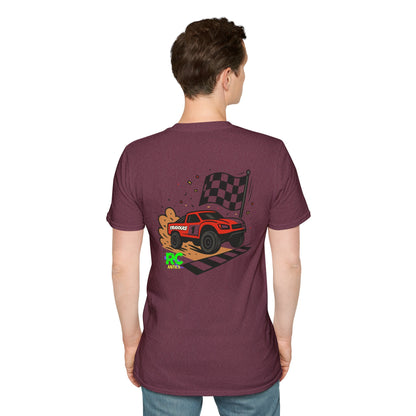 RC Truck Crossing Finish Line Unisex Softstyle T-Shirt
