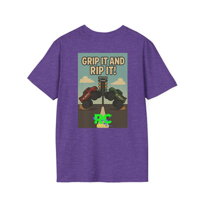 Grip it and Rip it RC Drag Racing Unisex Softstyle T-Shirt