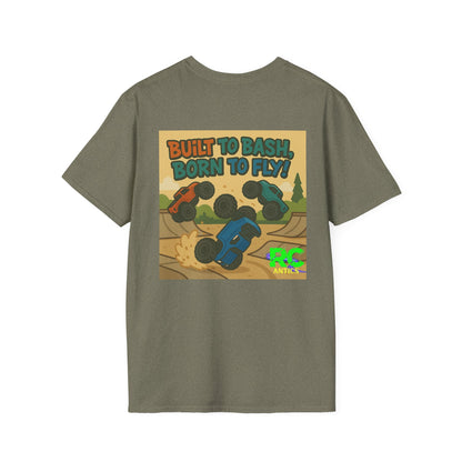 Built to Bash, Born to Fly Unisex Softstyle T-Shirt