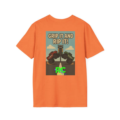 Grip it and Rip it RC Drag Racing Unisex Softstyle T-Shirt