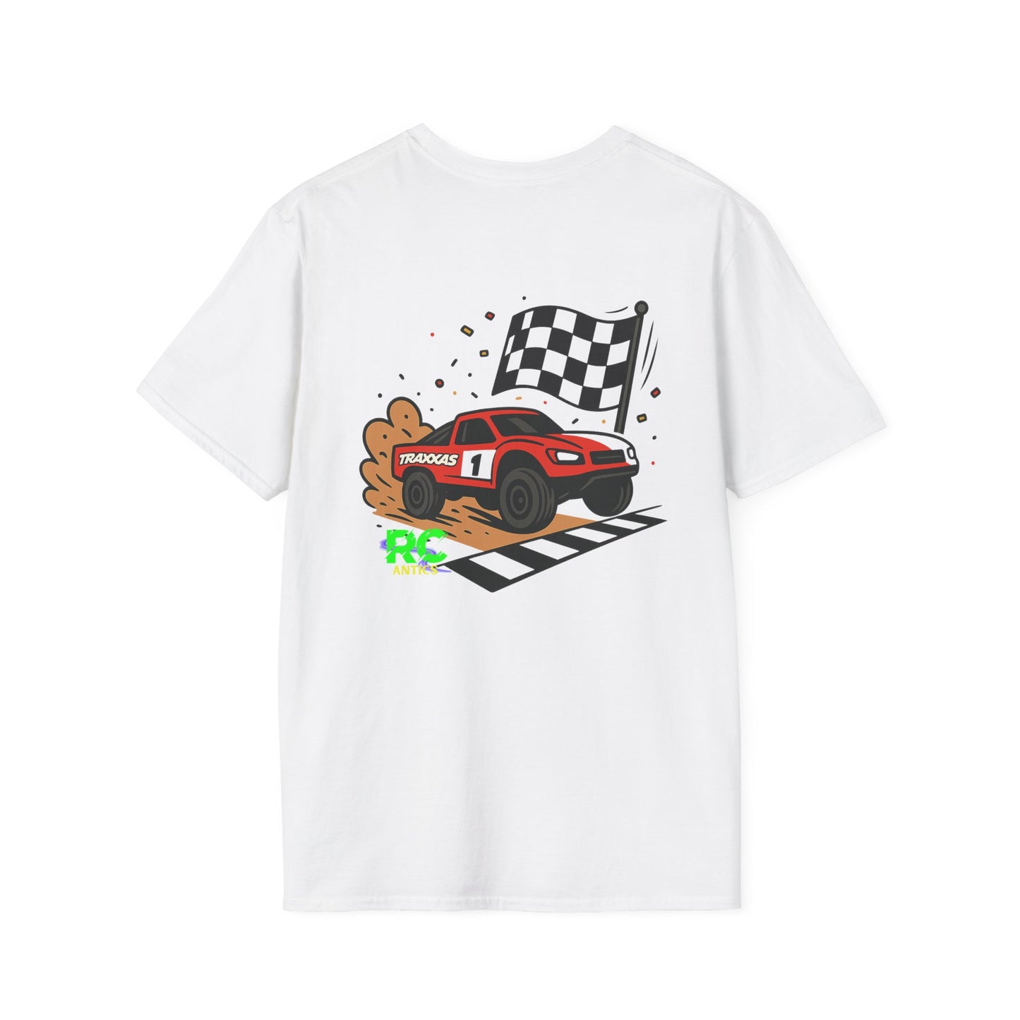 RC Truck Crossing Finish Line Unisex Softstyle T-Shirt
