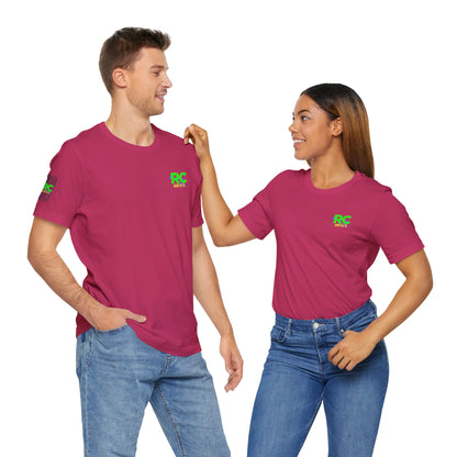 Help I've Fallin and can't get up Jump Unisex Jersey Short Sleeve Tee
