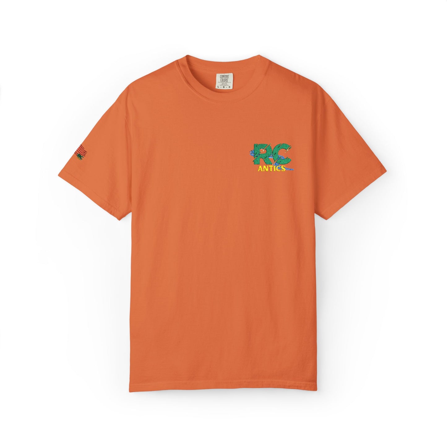 Embroidered RC Antics Unisex Garment-Dyed T-shirt