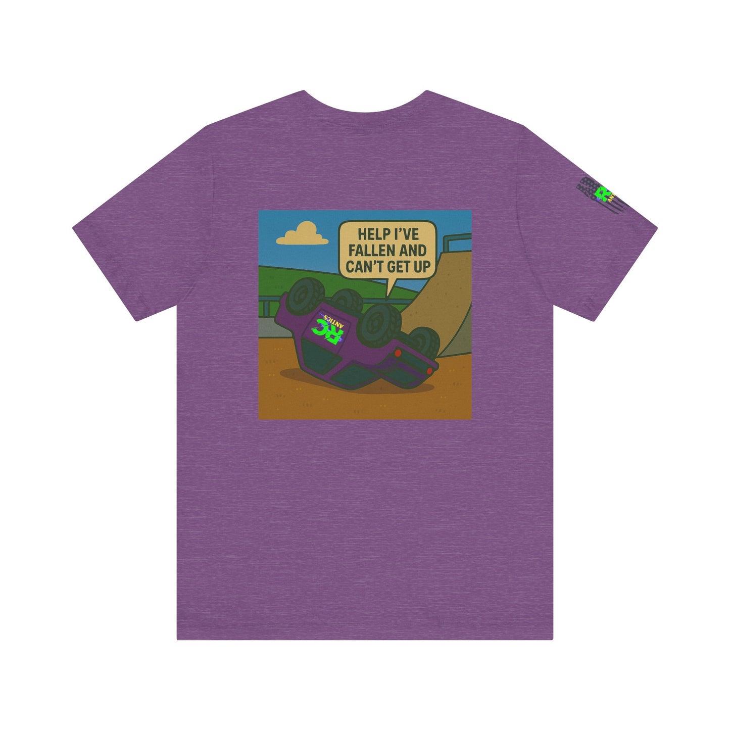 Help I've Fallin and can't get up Jump Unisex Jersey Short Sleeve Tee