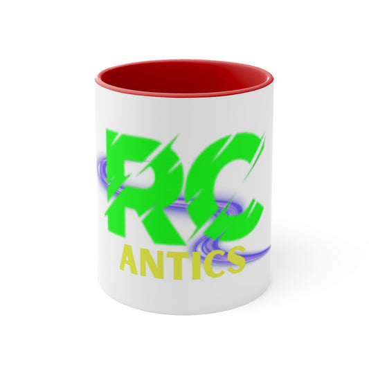 RC Antics Coffee Mug, 11oz with multiple color options