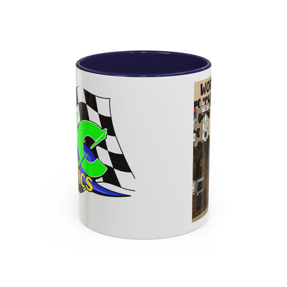 Workin for the win Accent Coffee Mug (11, 15oz)