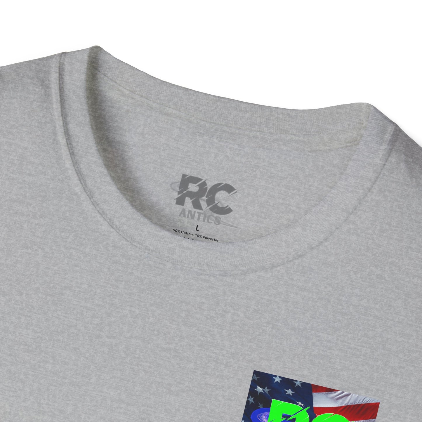 Patriotic RC Road Course Racing Unisex Softstyle T-Shirt