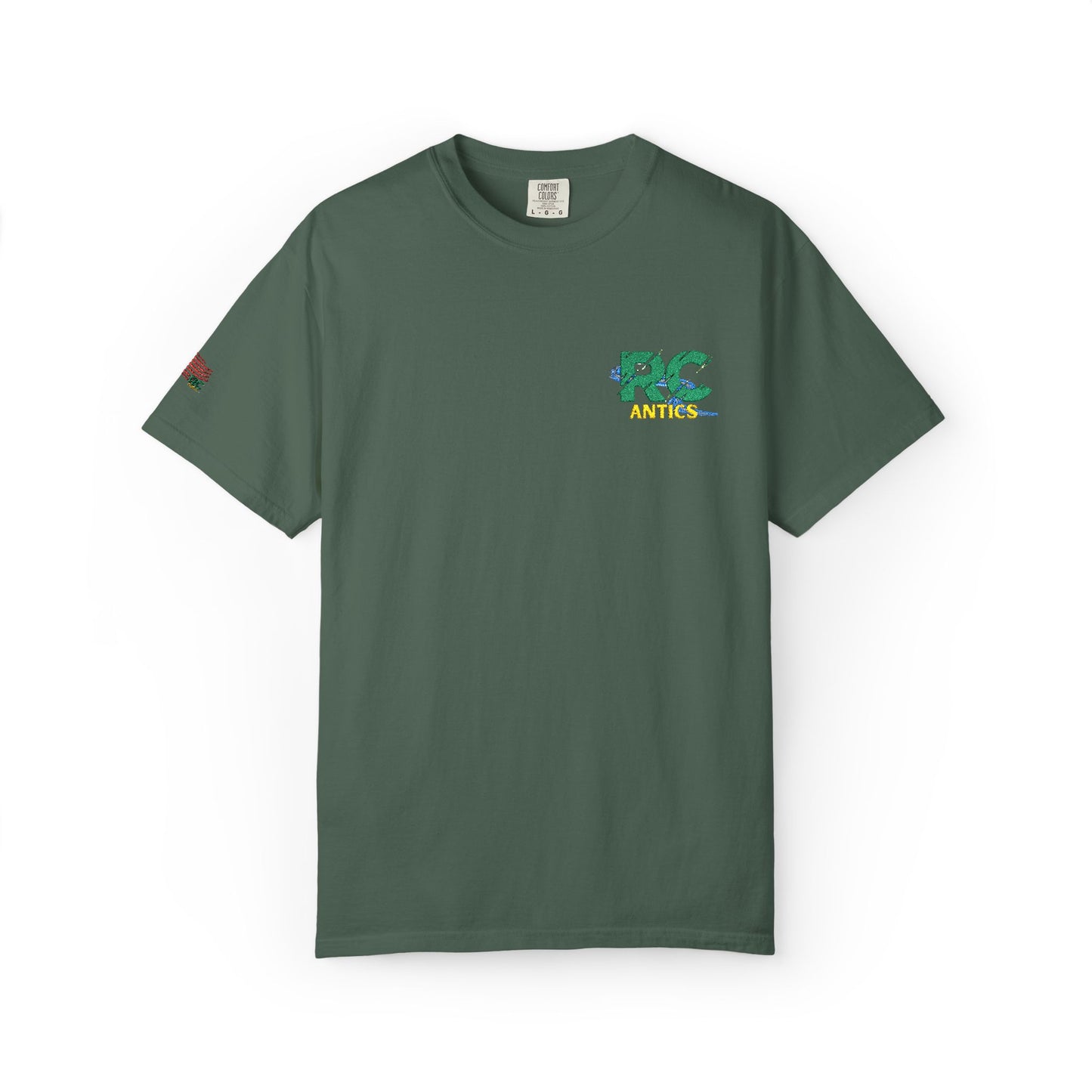 Embroidered RC Antics Unisex Garment-Dyed T-shirt