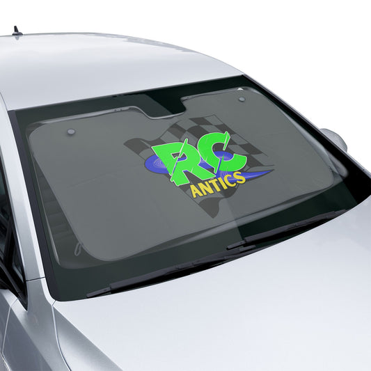 RC Antics Checker Flag Car Sun Shades