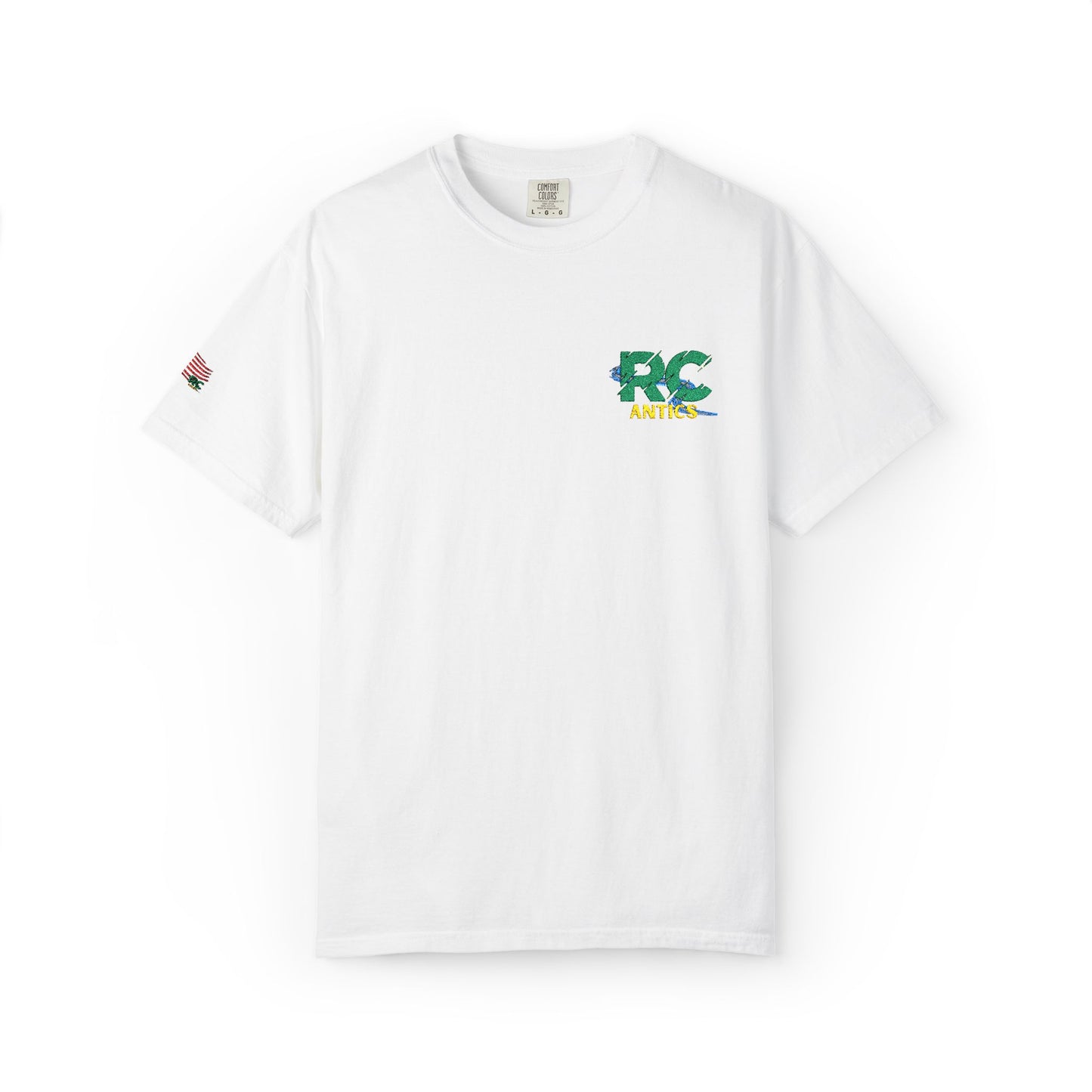 Embroidered RC Antics Unisex Garment-Dyed T-shirt