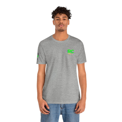 Help I've Fallin and can't get up Jump Unisex Jersey Short Sleeve Tee