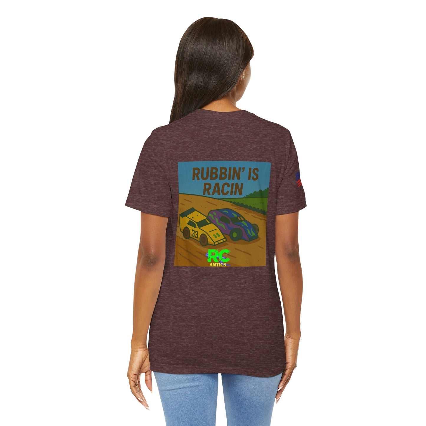 Rubbin is Racin Unisex Jersey Short Sleeve Tee