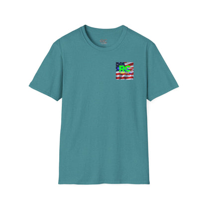 Patriotic RC Road Course Racing Unisex Softstyle T-Shirt