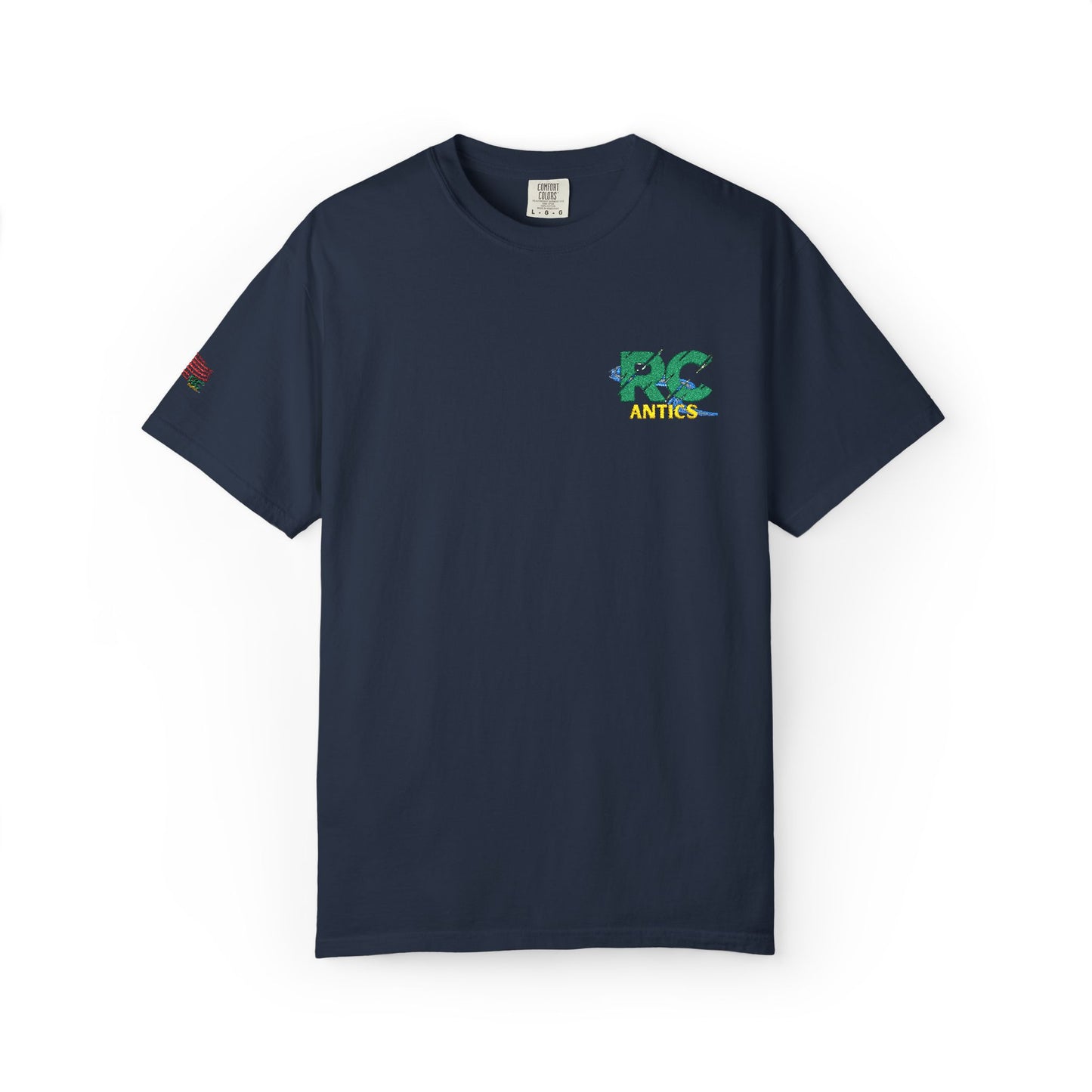 Embroidered RC Antics Unisex Garment-Dyed T-shirt