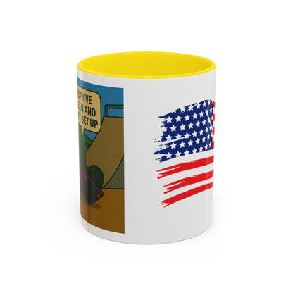 Help I've Fallin and Can't get up Skate Park Accent Coffee Mug (11, 15oz)