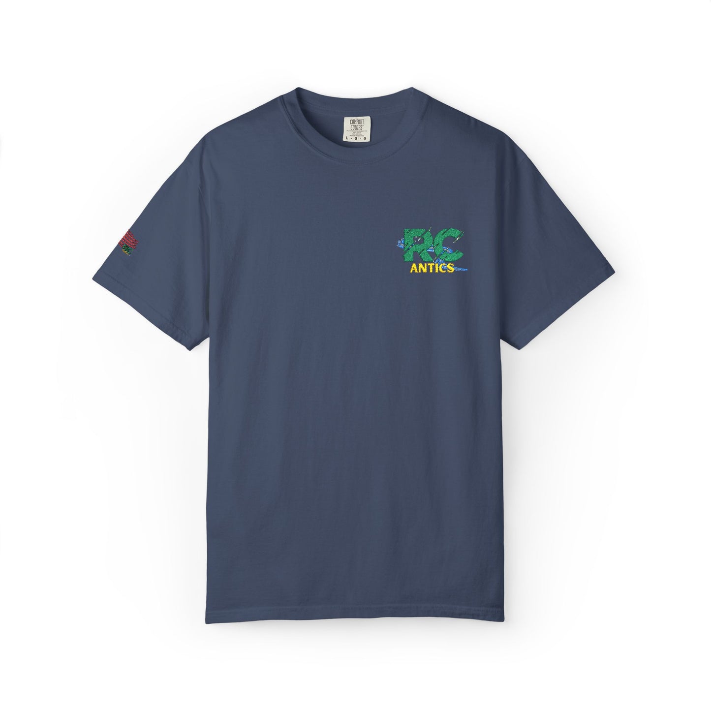 Embroidered RC Antics Unisex Garment-Dyed T-shirt