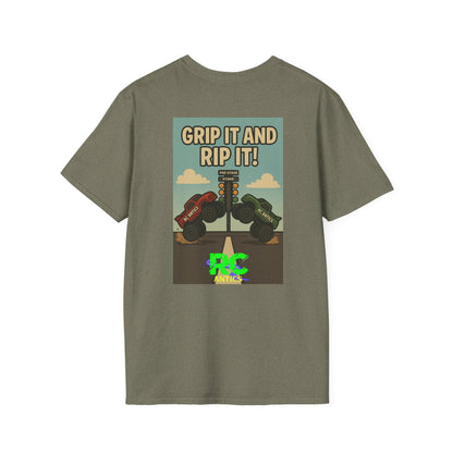 Grip it and Rip it RC Drag Racing Unisex Softstyle T-Shirt