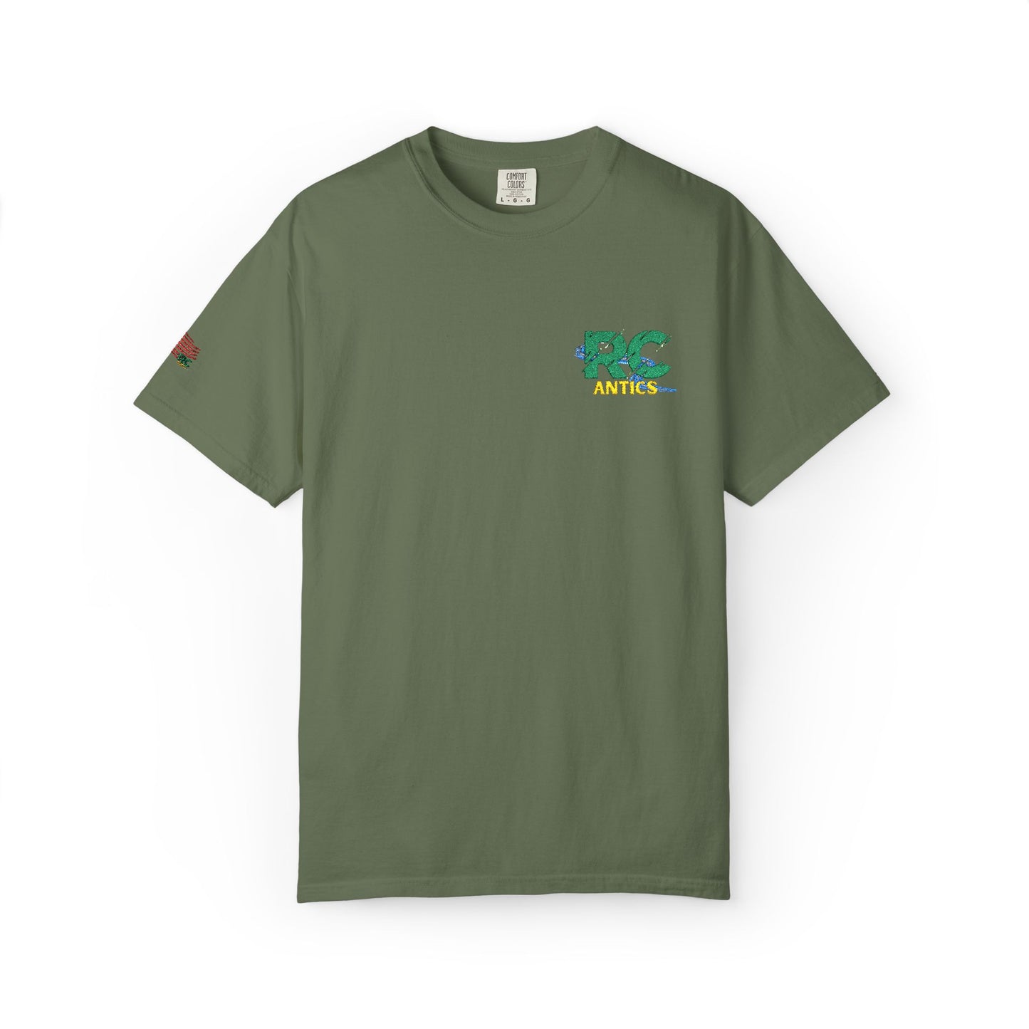 Embroidered RC Antics Unisex Garment-Dyed T-shirt